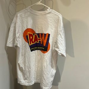 Los Angeles Apparel Raw Nutrition Hi C T shirt size large